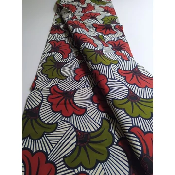 Olíva eskövő virága afrikai textil