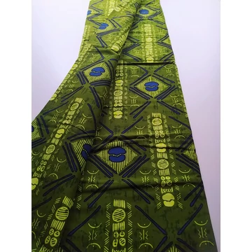 Olíva bogolán afrikai textil