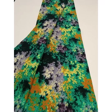 Türkizzöld batik afrikai textil