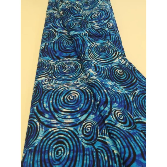 Királykék batik afrikai textil
