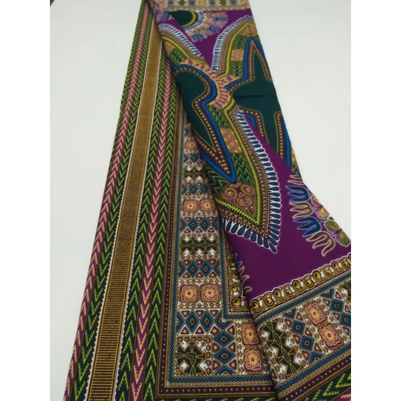 Lila dashiki afrikai textil