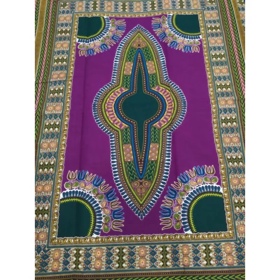 Lila dashiki afrikai textil