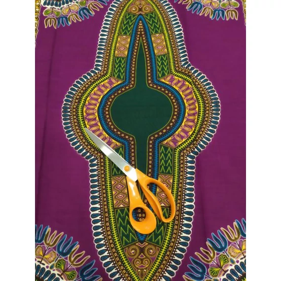 Lila dashiki afrikai textil