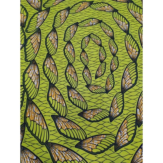 Szitakötő afrikai textil
