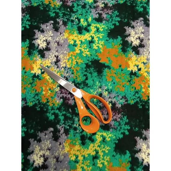 Türkizzöld batik afrikai textil