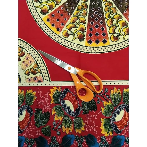 Piros reneszánsz afrikai textil