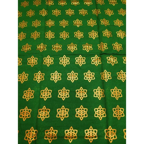 Zöld Marokkó afrikai textil