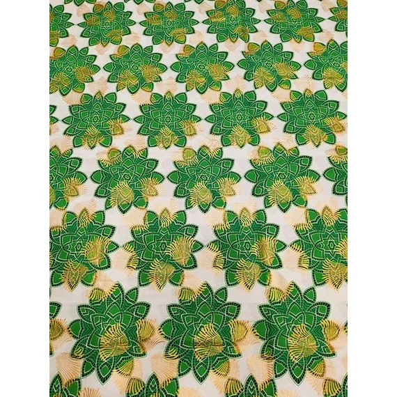 Zöld Marokkó afrikai textil