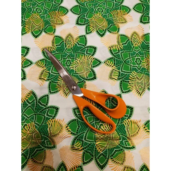 Zöld Marokkó afrikai textil