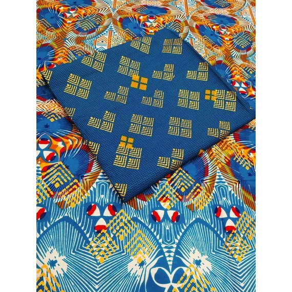 Kaleidoszkóp duplika afrikai textil
