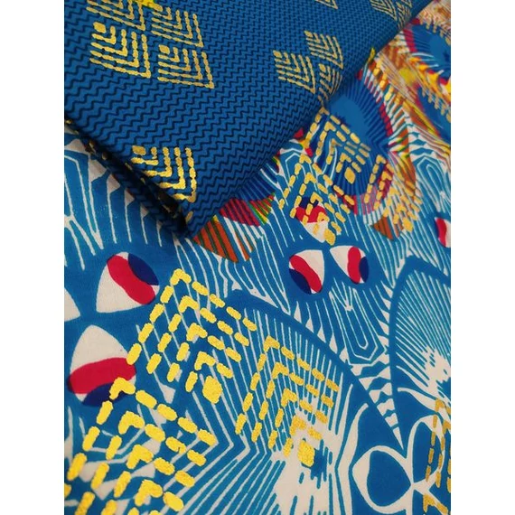 Kaleidoszkóp duplika afrikai textil