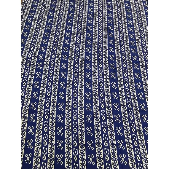 Királykék bogolán afrikai textil