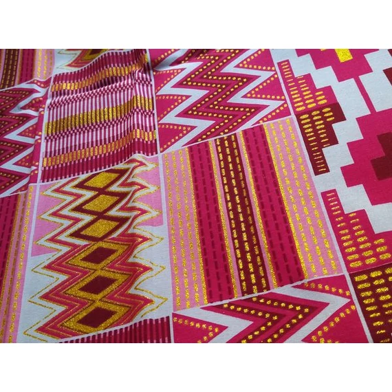Rózsaszín csillogós kente