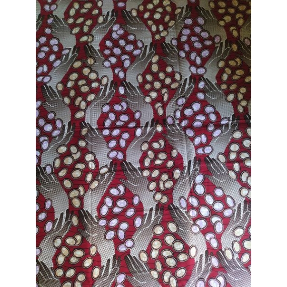 Kezek afrikai textil