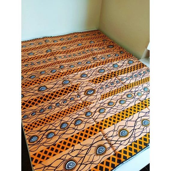 Narancs szemek afrika textil