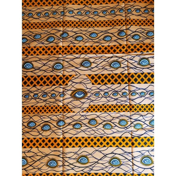 Narancs szemek afrika textil