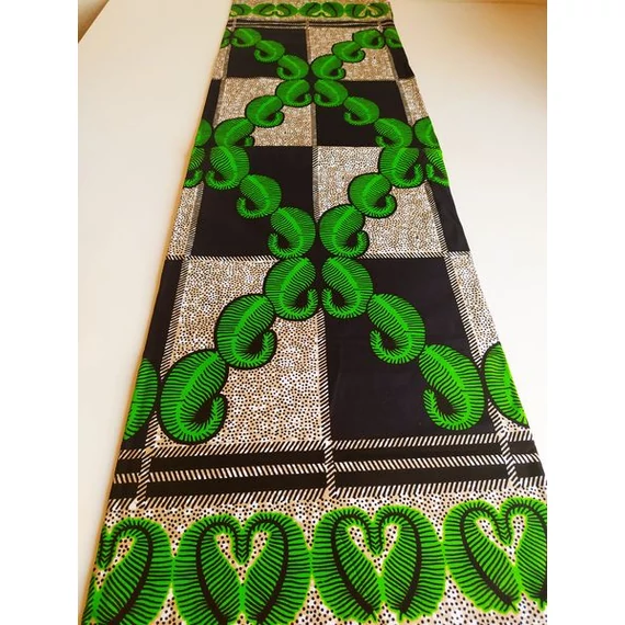 Smaragd sakktábla afrikai textil