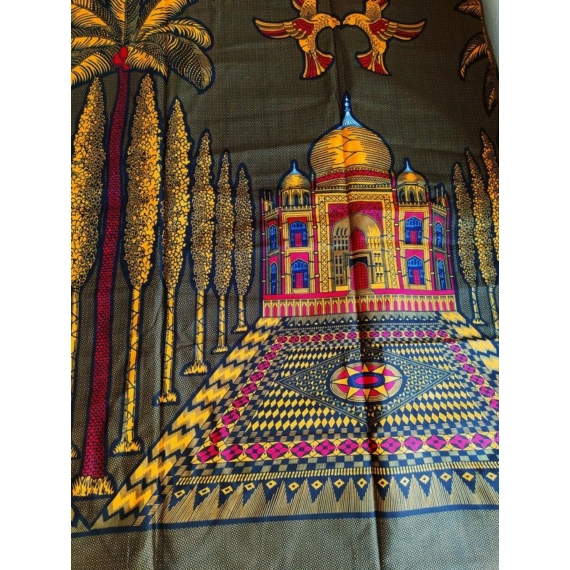 Épület paneles afrikai textil
