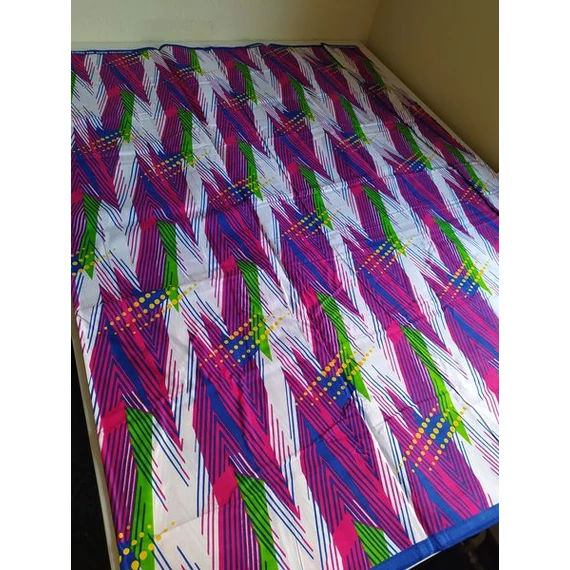 Lila villámok afrikai textil