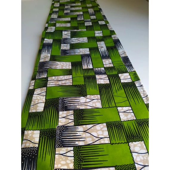 Olíva szövött mintás afrika textil
