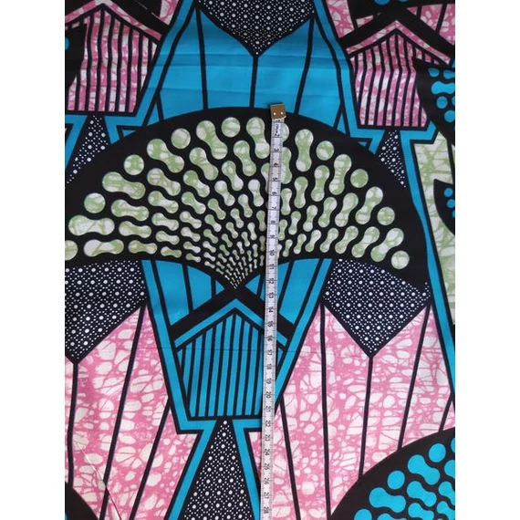 Kék rózsaszín afrika textil