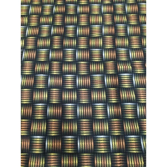 Barna szövött mintás textil