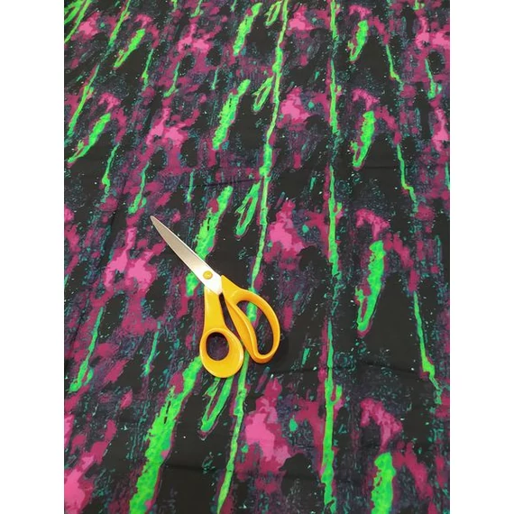 Neon márvány afrikai pamutvászon