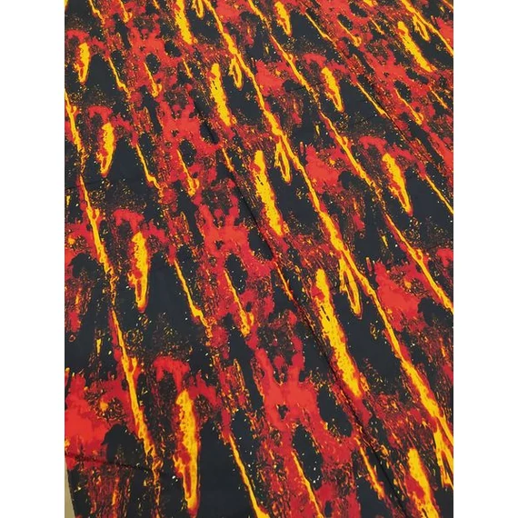 Vulkán afrikai textil