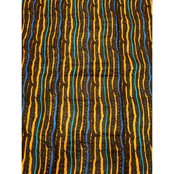 Csíkos afrikai textil