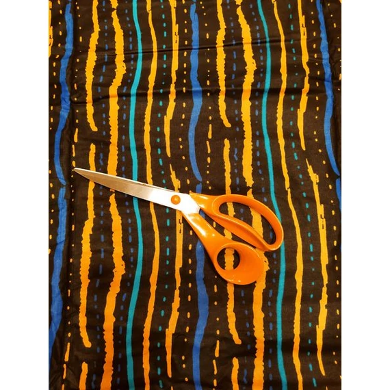 Csíkos afrikai textil