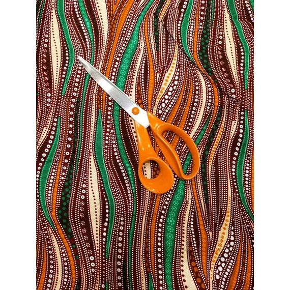 Aranyhaj hullámai afrikai textil