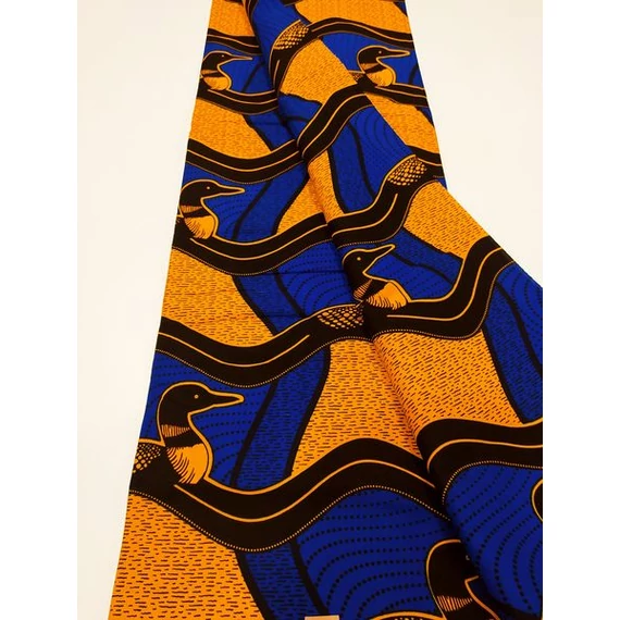 Narancs kacsa afrikai textil