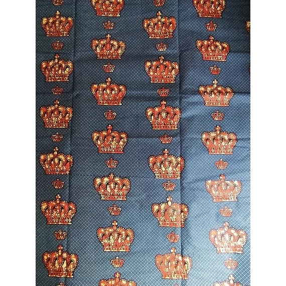 Piros korona afrikai textil