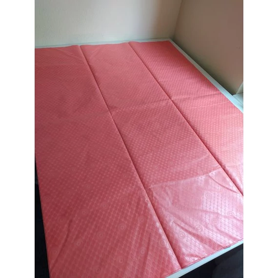 Sötét narancs bazin afrikai textil