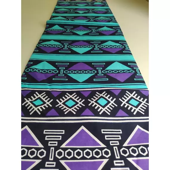 Türkiz bogolán afrikai textil