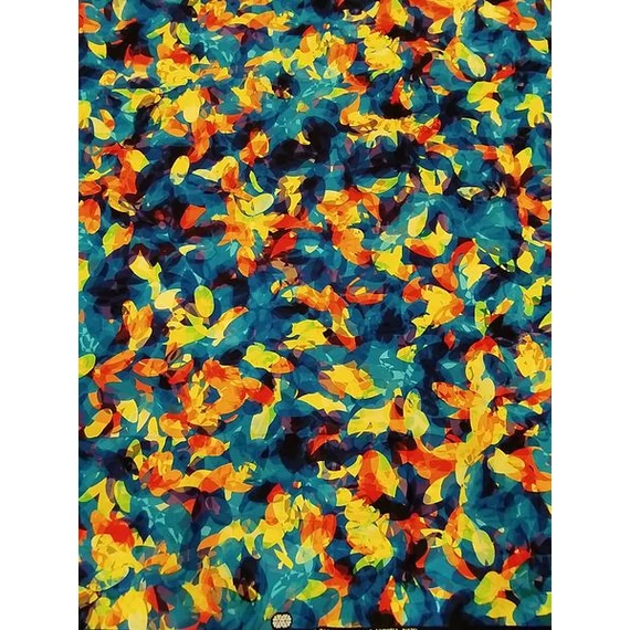 Szivárvány Monet afrikai textil