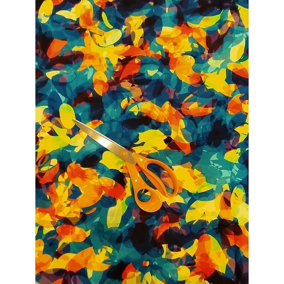 Szivárvány Monet afrikai textil