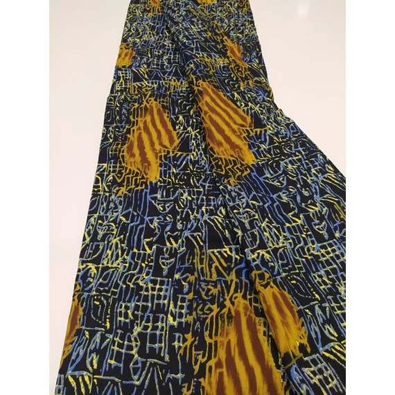 Kék mátrix afrikai textil