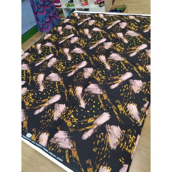 Púder pamacsok afrikai textil