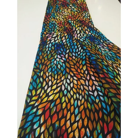 Hullámos akác afrikai textil
