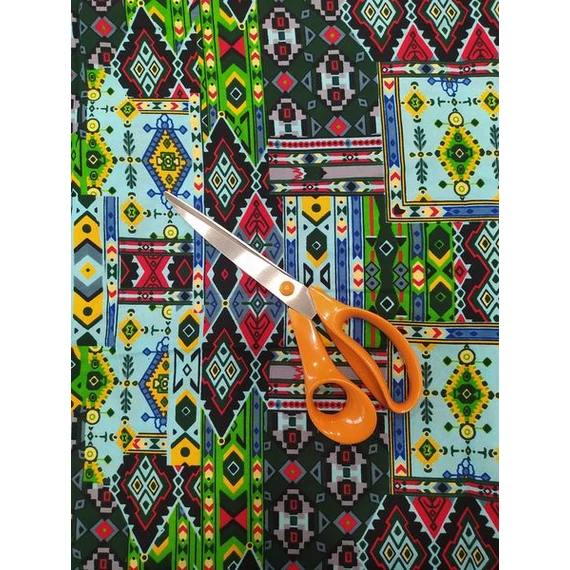 Kék inka afrika pamutvászon