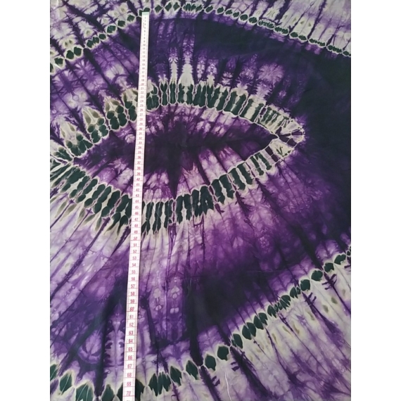 Batikolt sötét lila szatén