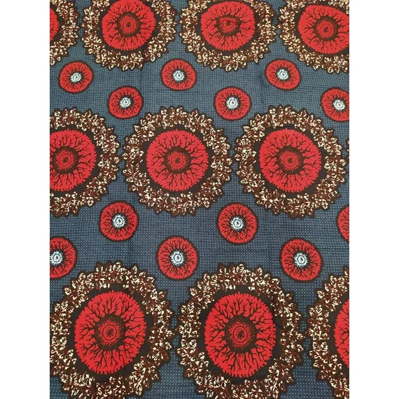 Lángoló szavanna afrikai textil
