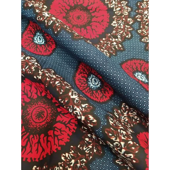 Lángoló szavanna afrikai textil