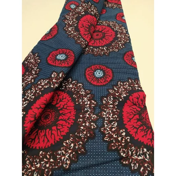 Lángoló szavanna afrikai textil