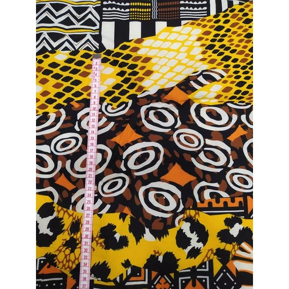 Ocelot bogolán afrikai textil
