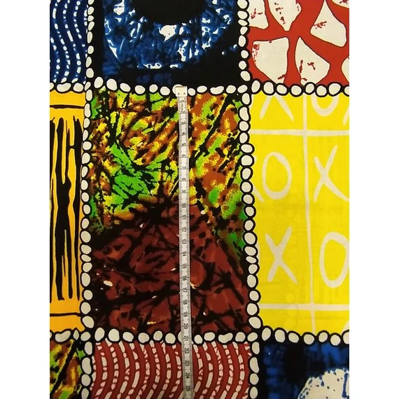 Patchwork batik afrikai pamutvászon