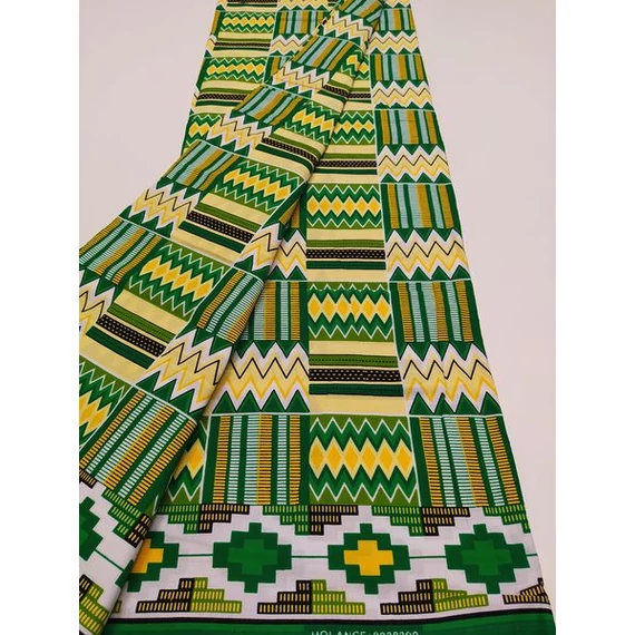 Vanilia kente afrikai pamutvászon