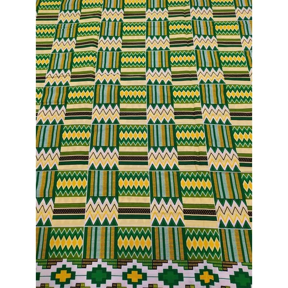 Vanilia kente afrikai pamutvászon