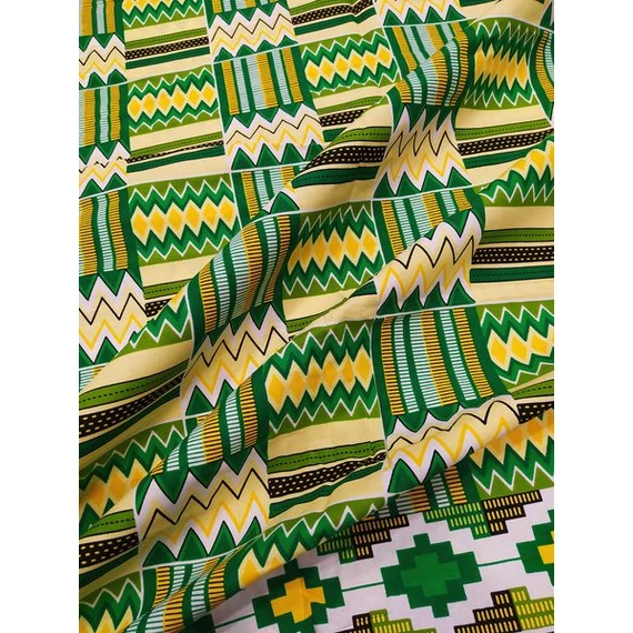 Vanilia kente afrikai pamutvászon
